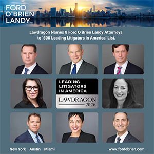 Ford O'Brien Landy attorneys named to Super Lawyers 2025
