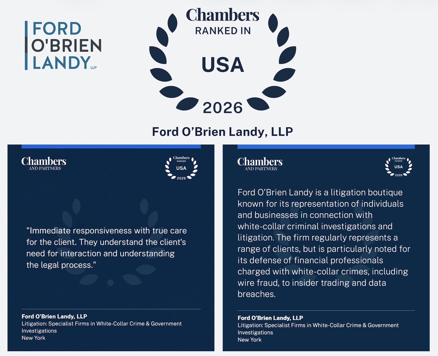 Specialist Firms in White-Collar Crime & Government Investigations (New York).